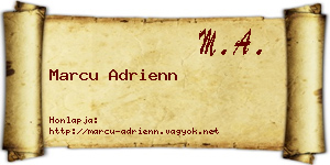 Marcu Adrienn névjegykártya